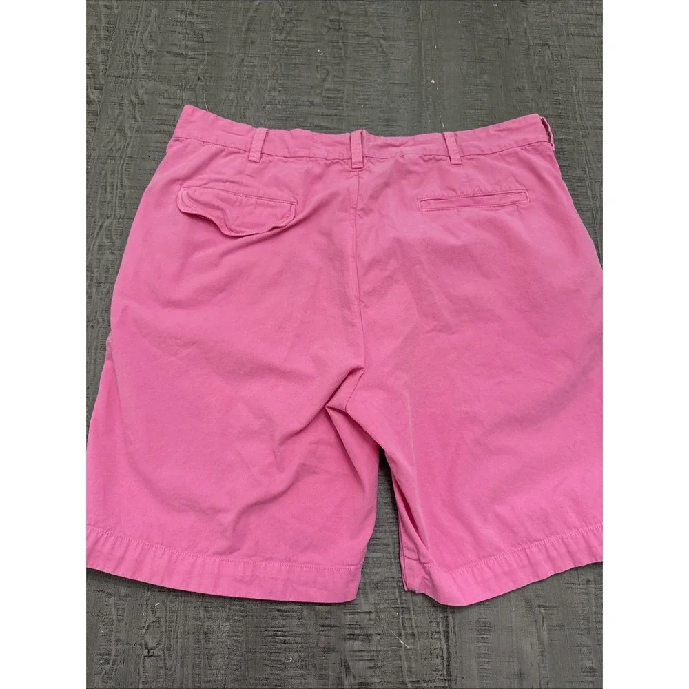 Polo Golf Ralph Lauren Pima Cotton Classic Chino Shorts Size 36‎ Casual Men Pink
